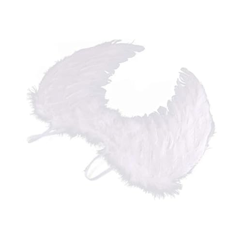 WRITWAA Engelsflügel Urlaub Engelskostüm Flügel Kostüm Halloweenkostüm aufblasbares Kostüm weihnachtsdeko halloween costume dekorativer Federflügel Weihnachtsfahnenflügel Gummiband Weiß WRITWAA Engelsflügel Urlaub Engelskostüm Flügel Kostüm Halloweenkostüm aufblasbares Kostüm weihnachtsdeko halloween costume dekorativer Federflügel Weihnachtsfahnenflügel Gummiband Weiß von WRITWAA