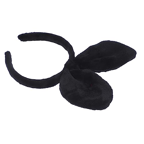 WRITWAA Exquisites Kaninchen Stirnband mit Hasenohren für Cosplay und Partys Flauschiges Haarband mit Großem Schwarzen Schleifen Design WRITWAA Exquisites Kaninchen Stirnband mit Hasenohren für Cosplay und Partys Flauschiges Haarband mit Großem Schwarzen Schleifen Design von WRITWAA