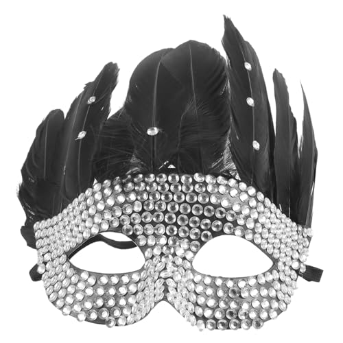 WRITWAA Halloween Maske Damen Federne Strassmaske Für Damen Venezianische Maske Für Karneval Halloween Und Kostümpartys Dekorative Halbmaske Für Frauen Ideal Als Fotorequisit Für Feierlichkeiten WRITWAA Halloween Maske Damen Federne Strassmaske Für Damen Venezianische Maske Für Karneval Halloween Und Kostümpartys Dekorative Halbmaske Für Frauen Ideal Als Fotorequisit Für Feierlichkeiten von WRITWAA