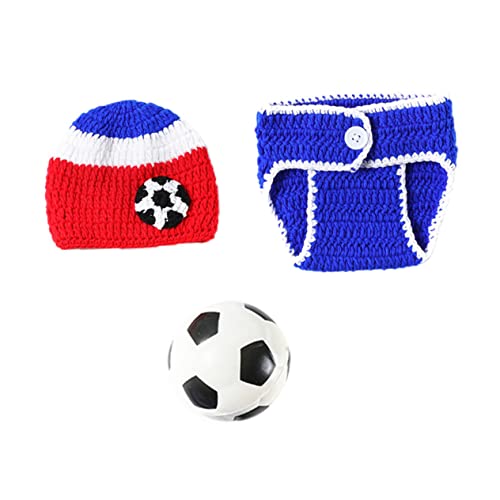 WRITWAA Fußball-fotoshooting-requisiten Baby-kostüm-set Bequemes Baby-outfit Aus Baumwolle für Fotos WRITWAA Fußball-fotoshooting-requisiten Baby-kostüm-set Bequemes Baby-outfit Aus Baumwolle für Fotos von WRITWAA