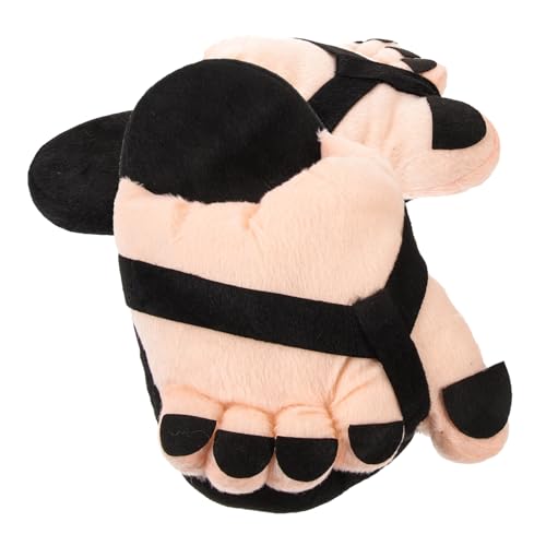 WRITWAA Giant Feet Slippers Unisex Halloween Party Deko Cosplay Kostüm Hausschuhe Requisiten Lustige Fußpantoffeln für Karneval und Fasching Einheitsgröße von WRITWAA