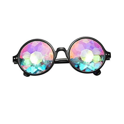 WRITWAA Gläser Regenbogen- Prism- Sonnenbrille Kind Rave-Accessoires Steampunk-Sonnenbrille Festival-Accessoires filigrane Kaleidoskopbrille Partybrille Angebot umwandeln Glas Kostüme Stk von WRITWAA