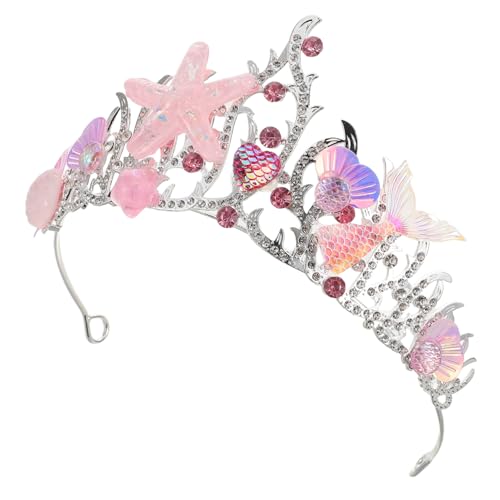 WRITWAA Glitzernde Haarschmuck mit Fischschwanz und Muschel für Geburtstagsfeiern Kostüm Accessoire für Meeres und Stranddekoration WRITWAA Glitzernde Haarschmuck mit Fischschwanz und Muschel für Geburtstagsfeiern Kostüm Accessoire für Meeres und Stranddekoration von WRITWAA