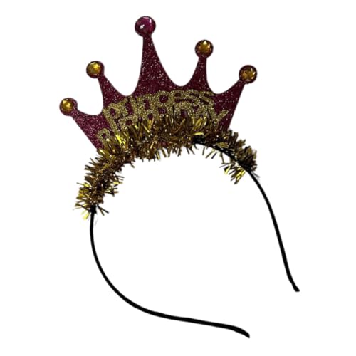 WRITWAA Glitzerndes Geburtstags Stirnband mit Krone Frauen Haarband für Geburtstagspartys Lustiges Fotobooth Zubehör Geburtstagsdekoration für Erwachsene WRITWAA Glitzerndes Geburtstags Stirnband mit Krone Frauen Haarband für Geburtstagspartys Lustiges Fotobooth Zubehör Geburtstagsdekoration für Erwachsene von WRITWAA