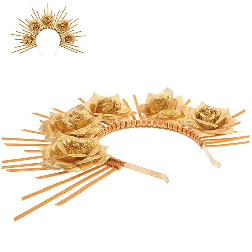 WRITWAA Göttinnen Haarreif mit Blumen Stirnband für Hochzeiten Partys und Halloween Leicht und Tragbar Accessoire für Cosplay und Themenfeiern für Damen WRITWAA Göttinnen Haarreif mit Blumen Stirnband für Hochzeiten Partys und Halloween Leicht und Tragbar Accessoire für Cosplay und Themenfeiern für Damen von WRITWAA