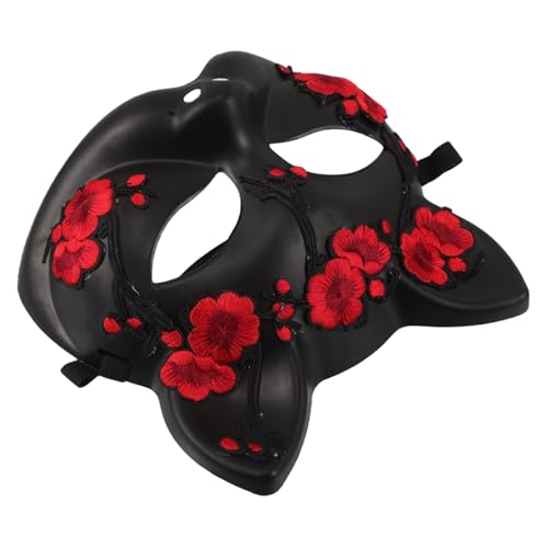 WRITWAA Halloween Animal Halbgesichts Maske aus Leichtem Kunststoff Cosplay Katzen und Fuchsmotiv Komfortabel Sitzende Tierkostüm Maske für Halloween Karneval Maskerade und Party WRITWAA Halloween Animal Halbgesichts Maske aus Leichtem Kunststoff Cosplay Katzen und Fuchsmotiv Komfortabel Sitzende Tierkostüm Maske für Halloween Karneval Maskerade und Party von WRITWAA