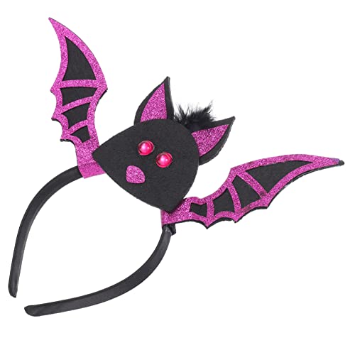 WRITWAA Halloween Bat Haarreif für Kopfschmuck Accessoire für Halloween Feiern Leichte und Bequeme Haarband Dekoration mit Fledermaus Design von WRITWAA