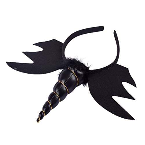 WRITWAA Halloween Einhorn Haarreif Leichtes und Bequemes Stirnband für Kostümpartys für Halloween Karneval und Cosplay Multifunktionales Accessoire für Erwachsene von WRITWAA