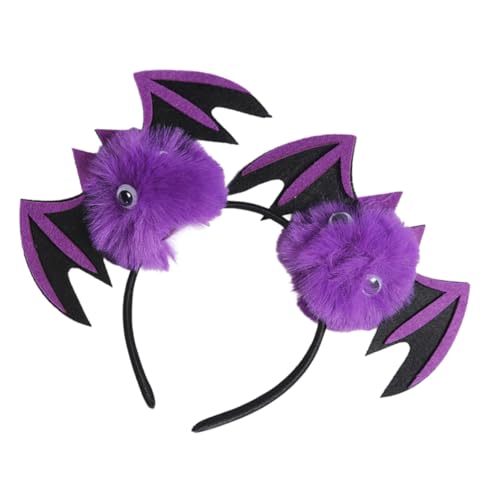 WRITWAA Halloween Fledermaus Haarreif Leichter Haarband mit Fledermaus für Kostüm und Party für Halloween Cosplay und Tägliche Nutzung von WRITWAA