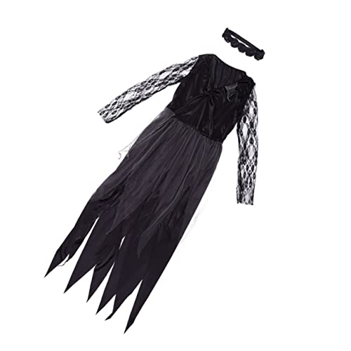 WRITWAA Halloween Gruselige Geisterbraut Kostü Für Damen Vampir Inspiriertes Abendkleid Perfekt Für Halloween Party Und Cosplay Veranstaltungen WRITWAA Halloween Gruselige Geisterbraut Kostü Für Damen Vampir Inspiriertes Abendkleid Perfekt Für Halloween Party Und Cosplay Veranstaltungen von WRITWAA