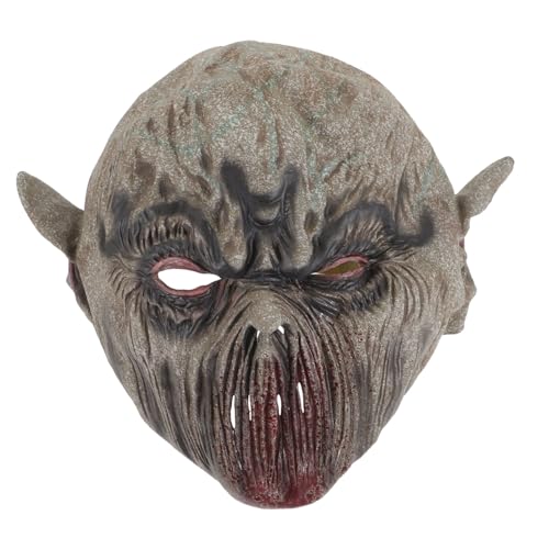 WRITWAA Horrormaske Für Halloween Gruselige Zombie Maske Für Cosplay Karneval Und Partys Realistische Horror Maske Für Schaurige Kostüme Und Unheimliche Auftritte WRITWAA Horrormaske Für Halloween Gruselige Zombie Maske Für Cosplay Karneval Und Partys Realistische Horror Maske Für Schaurige Kostüme Und Unheimliche Auftritte von WRITWAA