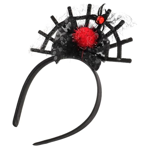 WRITWAA Halloween Haarreif für Erwachsene Schwarzer und Roter Haarband für Kostüme und Feiern für Halloween Cosplay und Geburtstagsfeste WRITWAA Halloween Haarreif für Erwachsene Schwarzer und Roter Haarband für Kostüme und Feiern für Halloween Cosplay und Geburtstagsfeste von WRITWAA