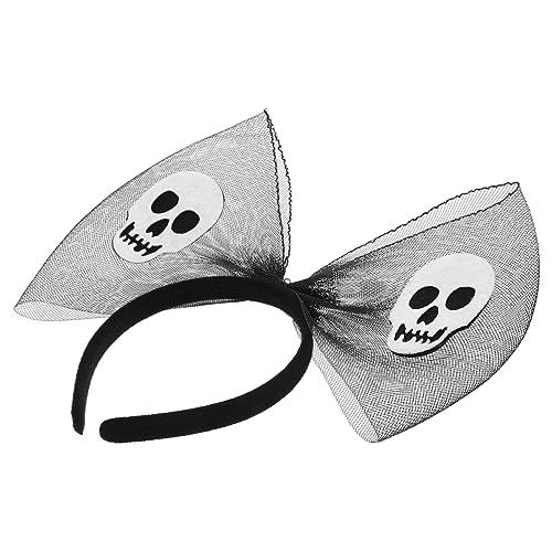 WRITWAA Halloween Haarreif mit Schleife Gruselige Maske für Kostümpartys Spinnen Dekoration für Karneval und Fotografie für Erwachsene und Cosplay Veranstaltungen von WRITWAA