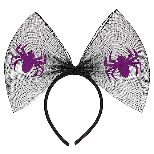 WRITWAA Halloween Haarreif mit Spinnen Dekoration für Erwachsene Leichtes Langlebiges Stirnband für Karneval und Maskerade Perfektes Accessoire für Halloween Partys und Fotoshootings von WRITWAA