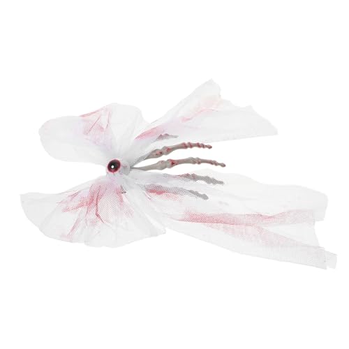 WRITWAA Halloween Haarschmuck Skelett Hand Haarclip mit Augapfel Dekoration Sicherer Sanfter Haarschmuck für Mädchen Auffälliges Gothic Accessoire für Halloween und Kostümpartys von WRITWAA