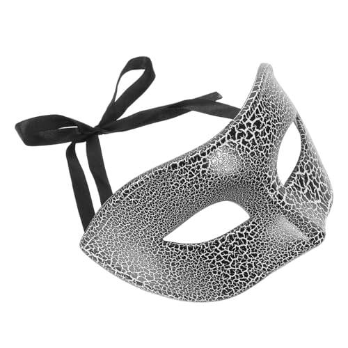 WRITWAA Halloween Halbgesichtsmaske mit Rissdesign Leichte Atmungsaktive Kostümmaske für Erwachsene Komfortabel und Sicher für Karneval Party Cosplay und Halloween-verkleidung WRITWAA Halloween Halbgesichtsmaske mit Rissdesign Leichte Atmungsaktive Kostümmaske für Erwachsene Komfortabel und Sicher für Karneval Party Cosplay und Halloween-verkleidung von WRITWAA