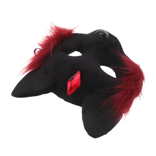 WRITWAA Halloween Katzenmaske Halbe Gesichtsmaske Tier Gesichtsbedeckung für Halloween Party Cosplay Zubehör Einzigartiges Design Komfortabel Hochwertige Verarbeitung WRITWAA Halloween Katzenmaske Halbe Gesichtsmaske Tier Gesichtsbedeckung für Halloween Party Cosplay Zubehör Einzigartiges Design Komfortabel Hochwertige Verarbeitung von WRITWAA