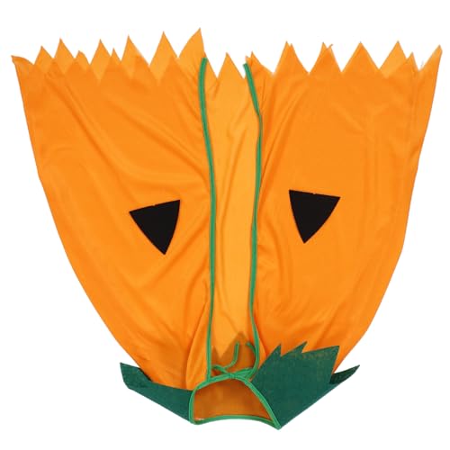 WRITWAA Halloween Kostümumhang Für Klassischer Pumpkin Umhang Halloween Kostüm Requisite Für Karneval Halloween Feiern von WRITWAA