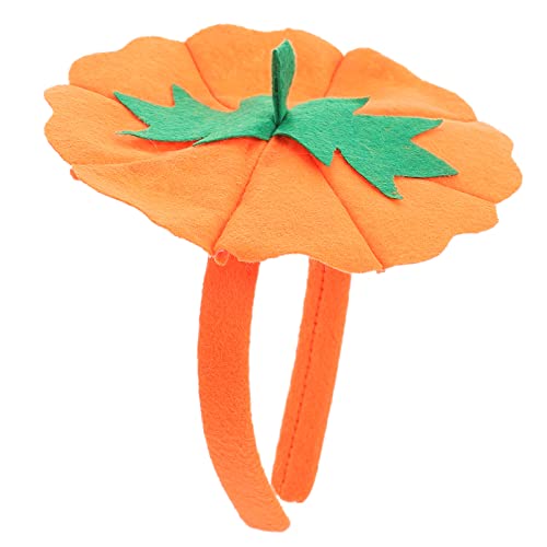 WRITWAA Halloween Kürbis Stirnband Dekoratives Cosplay Haarband für Halloween Party Unisex Leicht und Bequem für Kostüme und Themenfeiern von WRITWAA