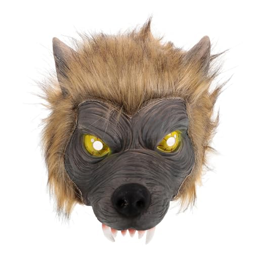 WRITWAA Einzigartige Tierkopfbedeckung für Halloween- Karnevalskostüme von WRITWAA
