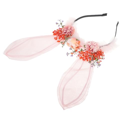 WRITWAA Hasenohren Haarreif mit Blumen für Partys und Süßes Haaraccessoire für Kostüm Events Fotoshootings und Geburtstagsfeiern WRITWAA Hasenohren Haarreif mit Blumen für Partys und Süßes Haaraccessoire für Kostüm Events Fotoshootings und Geburtstagsfeiern von WRITWAA