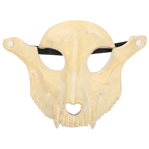WRITWAA Horrormaske: Schafschädel 3D-Tiermaske Aus Pu-Schaum Für Gruselige Halloween-Dekorationen Für Partys Und Events von WRITWAA
