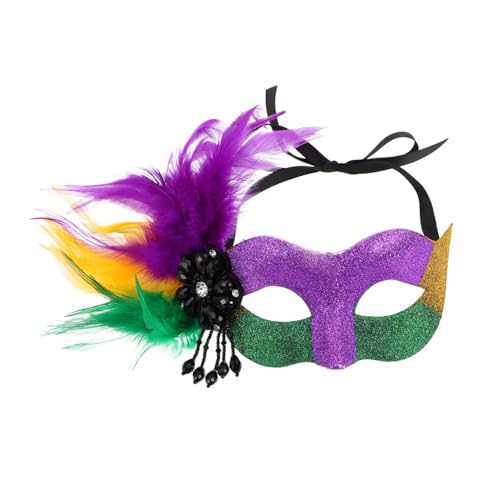 WRITWAA Einzigartige Maske Im Irischen Design Halbmaske Für Frauen Karnevalsmaske Maskenballmaske Paar-set Halloween-masken von WRITWAA