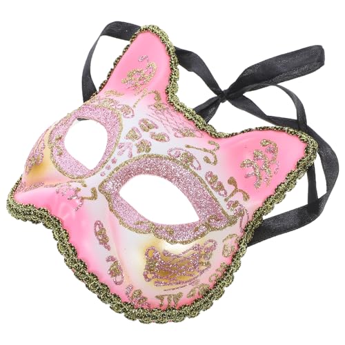 WRITWAA Katzenmaske für Niedliche Halbgesichtsmaske für Halloween Partys und Cosplay Realistische Einfaches Tragen Geeignet für Viele Anlässe Perfektes Partyzubehör für Prinzessinnen und WRITWAA Katzenmaske für Niedliche Halbgesichtsmaske für Halloween Partys und Cosplay Realistische Einfaches Tragen Geeignet für Viele Anlässe Perfektes Partyzubehör für Prinzessinnen und von WRITWAA