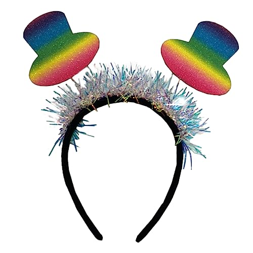 WRITWAA Kleines Hutstirnband Stirnband mit Regenbogenknoten Party Haarbänder für Mädchen Diademe für Mädchen Hut-Design-Stirnband Mädchenhaarband Filzstoff Colorful WRITWAA Kleines Hutstirnband Stirnband mit Regenbogenknoten Party Haarbänder für Mädchen Diademe für Mädchen Hut-Design-Stirnband Mädchenhaarband Filzstoff Colorful von WRITWAA