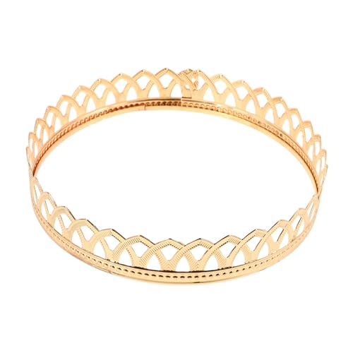 WRITWAA Königskrone für Herren Antike Goldene Krone für Kostümpartys Hochzeiten und Halloween Elegantes Diadem für Cosplay und Bühnenaufführungen für Fotos und Feiern von WRITWAA