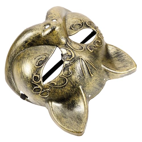 WRITWAA Kreative Fuchsgesichtsmaske Halbgesichtsmaske Retro Geschnitzt Tierkostüm Halloween Karneval Cosplay für Damen und Herren WRITWAA Kreative Fuchsgesichtsmaske Halbgesichtsmaske Retro Geschnitzt Tierkostüm Halloween Karneval Cosplay für Damen und Herren von WRITWAA