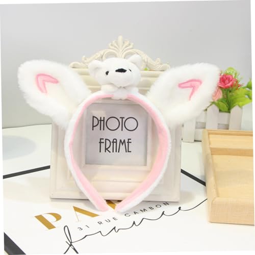 WRITWAA Leichtes Panda ohren Haarreif Stirnband mit Einzigartigem Design für Party Cosplay und Fotos Modischer Haarschmuck für Damen und Mädchen Katzenparty Deko Zubehör von WRITWAA