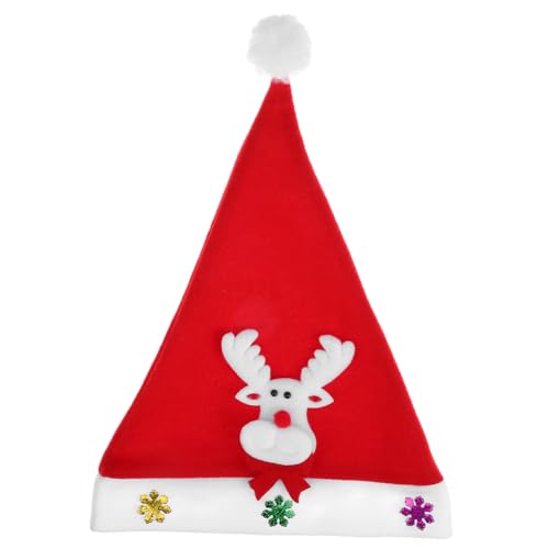 WRITWAA Leuchtende Weihnachtsmütze aus Warm und Bequem Langlebig für Winterfeiern Festliche Nikolausmütze für Jungen Mädchen für Weihnachtsfeiern und Outdoor Aktivitäten WRITWAA Leuchtende Weihnachtsmütze aus Warm und Bequem Langlebig für Winterfeiern Festliche Nikolausmütze für Jungen Mädchen für Weihnachtsfeiern und Outdoor Aktivitäten von WRITWAA