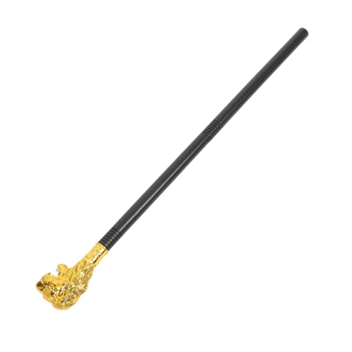 WRITWAA Löwenkopf Gehstock Halloween Cosplay Requisite Stilvoller Punk Gehstock für Kostümpartys Dekorativer Spazierstock Hochwertigem für Erwachsene Vielseitiges Zubehör für Halloween von WRITWAA