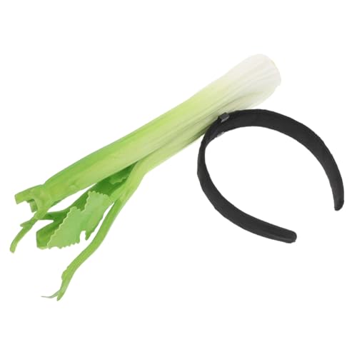 WRITWAA Lustiges Sellerie Haarband Realistisch Kostüm Originelles Stirnband für Halloween Cosplay Party Foto Requisiten Weich Bequem Sicher für Altersgruppen WRITWAA Lustiges Sellerie Haarband Realistisch Kostüm Originelles Stirnband für Halloween Cosplay Party Foto Requisiten Weich Bequem Sicher für Altersgruppen von WRITWAA