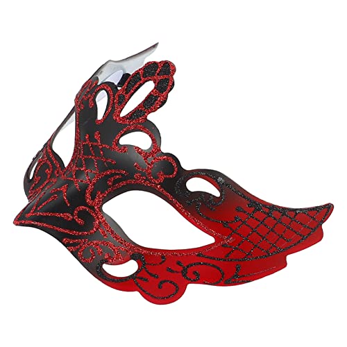 WRITWAA Maske halloween mask hallowen masks Nightclub mask Bar party mask gefälscht Halloweenkostüm Streich Gesicht schmücken Requisiten für Kostümpartys Plastik rot WRITWAA Maske halloween mask hallowen masks Nightclub mask Bar party mask gefälscht Halloweenkostüm Streich Gesicht schmücken Requisiten für Kostümpartys Plastik rot von WRITWAA
