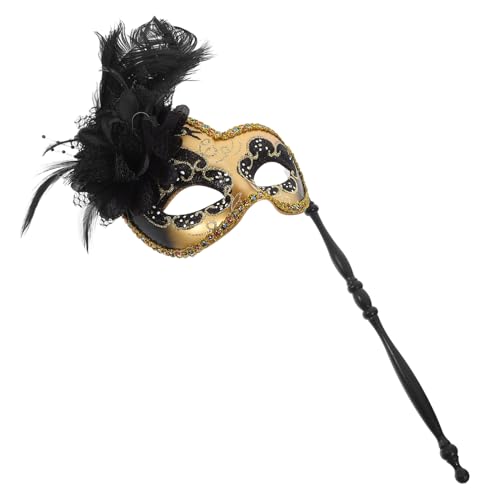WRITWAA Maskerade-Masken Mit Stab Venezianische Maske Auf Einem Stab Halloween-Kostüm-Maske Mardi-Gras-Maske Maskerade-Party-Maske Für Halloween-Karnevalsparty WRITWAA Maskerade-Masken Mit Stab Venezianische Maske Auf Einem Stab Halloween-Kostüm-Maske Mardi-Gras-Maske Maskerade-Party-Maske Für Halloween-Karnevalsparty von WRITWAA