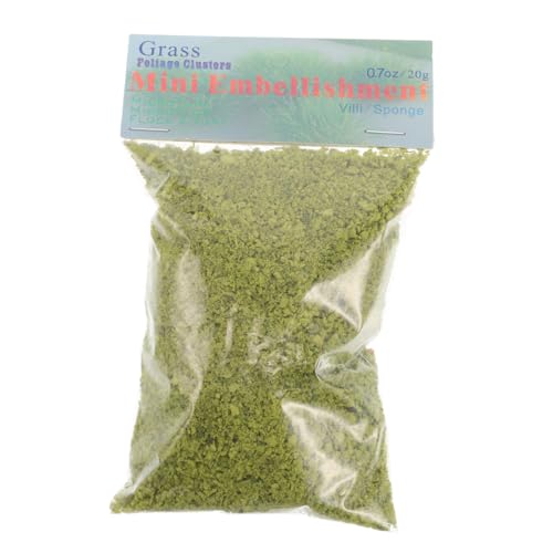 WRITWAA Miniatur Gras Streumaterial für Modellbau DIY Static Grass pro Beutel Realistisches Landschaftsgras für Diorama Basteln und Miniature Lawn Dekoration von WRITWAA