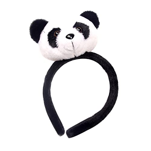 WRITWAA Panda Haarreif Cartoon Stirnband für Niedliches Tier Accessoire für Partys und Fotorequisiten Rutschfeste Haarband Bequem und Hautfreundlich von WRITWAA