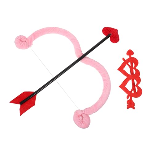 WRITWAA Party Kopfschmuck Valentinstag Kostüm Zubehör Valentinstag Bogen Und Pfeile Frauen Kostüm Outfit Spinning WRITWAA Party Kopfschmuck Valentinstag Kostüm Zubehör Valentinstag Bogen Und Pfeile Frauen Kostüm Outfit Spinning von WRITWAA