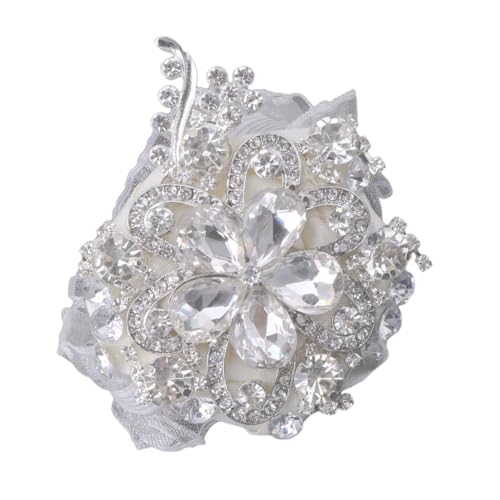 WRITWAA Perlencorsage Brautcorsage Seidencorsage Für Hochzeit Brautjungfer Seidenblumencorsage Handgelenkcorsage Für Abschlussball Boutonniere WRITWAA Perlencorsage Brautcorsage Seidencorsage Für Hochzeit Brautjungfer Seidenblumencorsage Handgelenkcorsage Für Abschlussball Boutonniere von WRITWAA