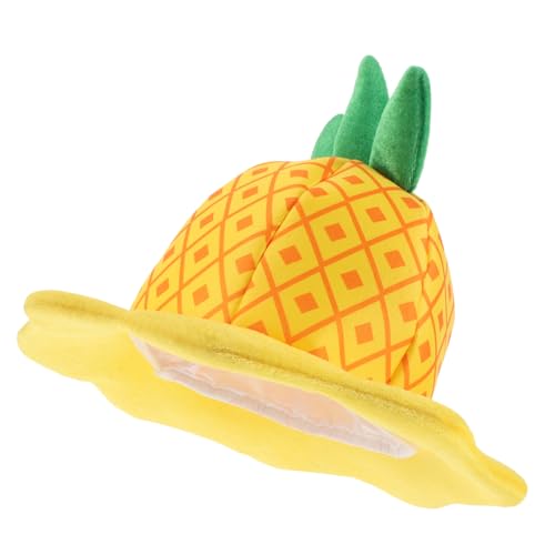 WRITWAA Pineapple Kostüm Hut Für Erwachsene Lustige Ananas Kopfbedeckung Für Sommerpartys Halloween Cosplay Und Karneval Einzigartiges Design Für Unvergessliche Auftritte von WRITWAA