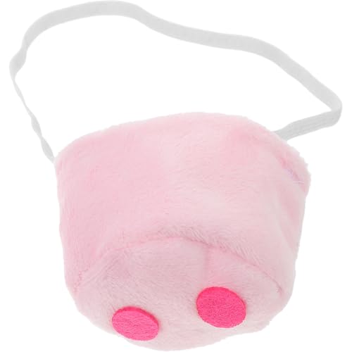 WRITWAA Plüsch Schweinenase Kostümzubehör Tragbare Tiernase für Cosplay Halloween Strapazierfähig und Sicher für Partys und Zirkusauftritte von WRITWAA