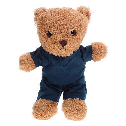 WRITWAA Plüschbär-Spielzeug „Krankenschwester“: 20 cm großes, Bezauberndes Stofftier für Mädchen und Jungen – Souvenirs zum Thema Krankenpflege und zum Thema Gesundheitswesen von WRITWAA
