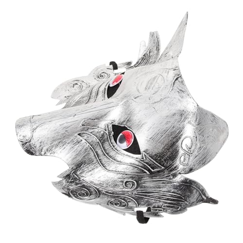 WRITWAA Realistische Wolf Maske Halloween Kostüm Party Tiermasken Erwachsene Cosplay Requisit für Karneval und Fasching WRITWAA Realistische Wolf Maske Halloween Kostüm Party Tiermasken Erwachsene Cosplay Requisit für Karneval und Fasching von WRITWAA