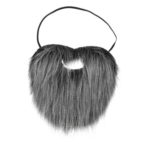 WRITWAA Realistischer Falscher Schnurrbart und Prop für Halloween Kostüm Party Cosplay Natürliches Aussehen Einfach zu Tragen Langlebig Geeignet für Herren Mottoparty und von WRITWAA