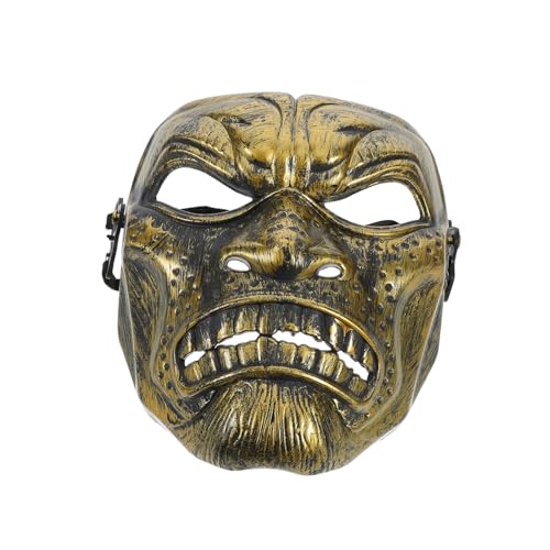 WRITWAA Römische Krieger Maske für Männer Kostüm Maske Vollmaske für Halloween und Cosplay Leichte Rittermaske für Partys und Veranstaltungen von WRITWAA