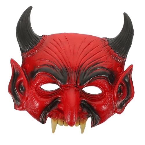 WRITWAA Gruseliges Teufels-halbkostüm Requisite Für Erwachsene Schaurige Halloween-hörner Für Die Maskerade WRITWAA Gruseliges Teufels-halbkostüm Requisite Für Erwachsene Schaurige Halloween-hörner Für Die Maskerade von WRITWAA
