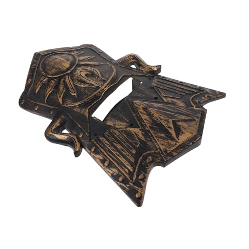 WRITWAA Schild Leichtes Halloween Requisiten Ritter Rollenspiel zubehör Halloween Schildstütze mittelalterliches Zubehör Kostümschild Plastik Golden WRITWAA Schild Leichtes Halloween Requisiten Ritter Rollenspiel zubehör Halloween Schildstütze mittelalterliches Zubehör Kostümschild Plastik Golden von WRITWAA