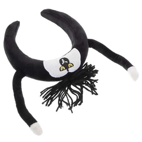 WRITWAA Schimpansen Plüschpuppen Stirnband Katzenkostüm Damen Haarschmuck Für Frauen Haarband Zum Waschen Des Gesichts Affenkostüm Kawaii Accessoires Plüsch Katzenohren Halloween WRITWAA Schimpansen Plüschpuppen Stirnband Katzenkostüm Damen Haarschmuck Für Frauen Haarband Zum Waschen Des Gesichts Affenkostüm Kawaii Accessoires Plüsch Katzenohren Halloween von WRITWAA